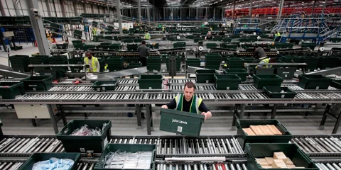 Conveyors and handling equipment in a fulfilment operation