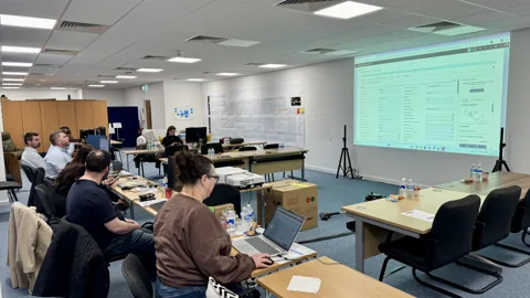 Participants during a Day in the Life workshop